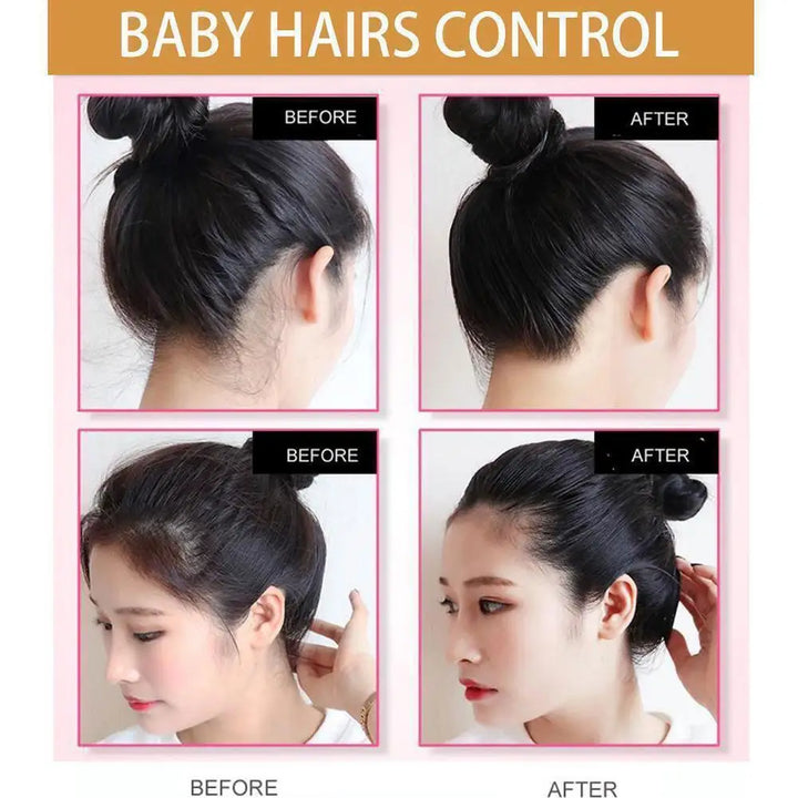 Gel de cera en barra para cabello roto, 75 g/15 g, para peinar el cabello encrespado, fijado y esponjoso, para hombres y mujeres.