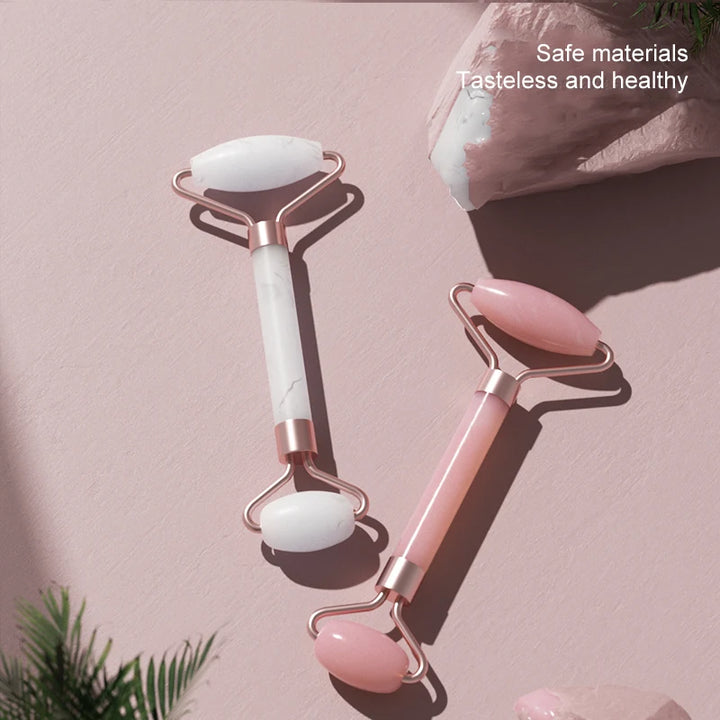Rodillo para rostro, cuello, ojos, resina, instrumento de masaje facial, tabla de raspado.