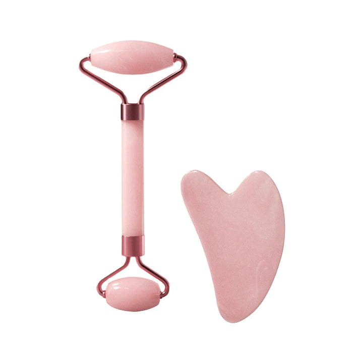 Rodillo para rostro, cuello, ojos, resina, instrumento de masaje facial, tabla de raspado.