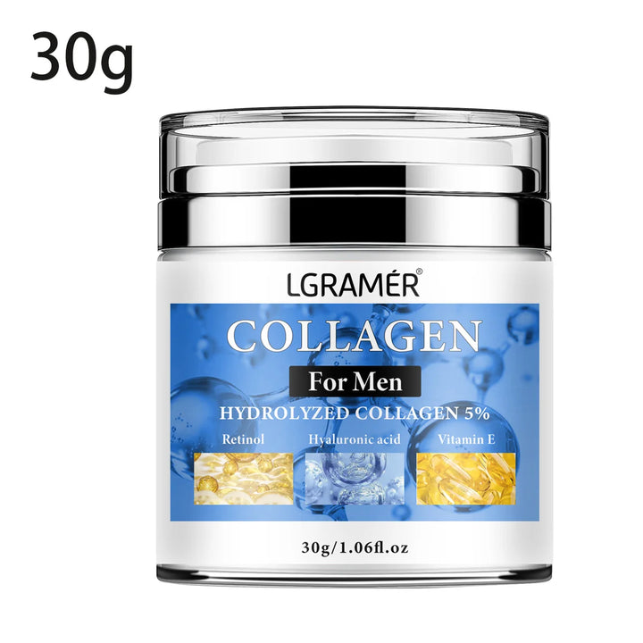 Crema antiarrugas para hombres, elimina arrugas en rostro y cuello.