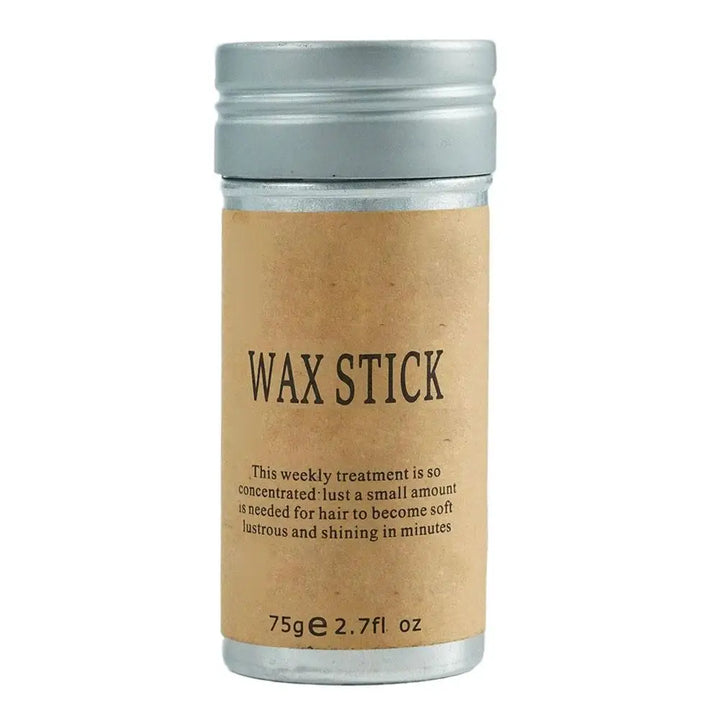 Gel de cera en barra para cabello roto, 75 g/15 g, para peinar el cabello encrespado, fijado y esponjoso, para hombres y mujeres.