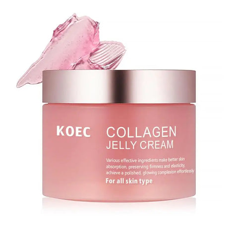 Crema facial de gelatina con colágeno, suave y humectante 100 g.